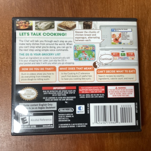 Nintendo DS  Game Personal Trainer Cooking - Picture 2 of 5